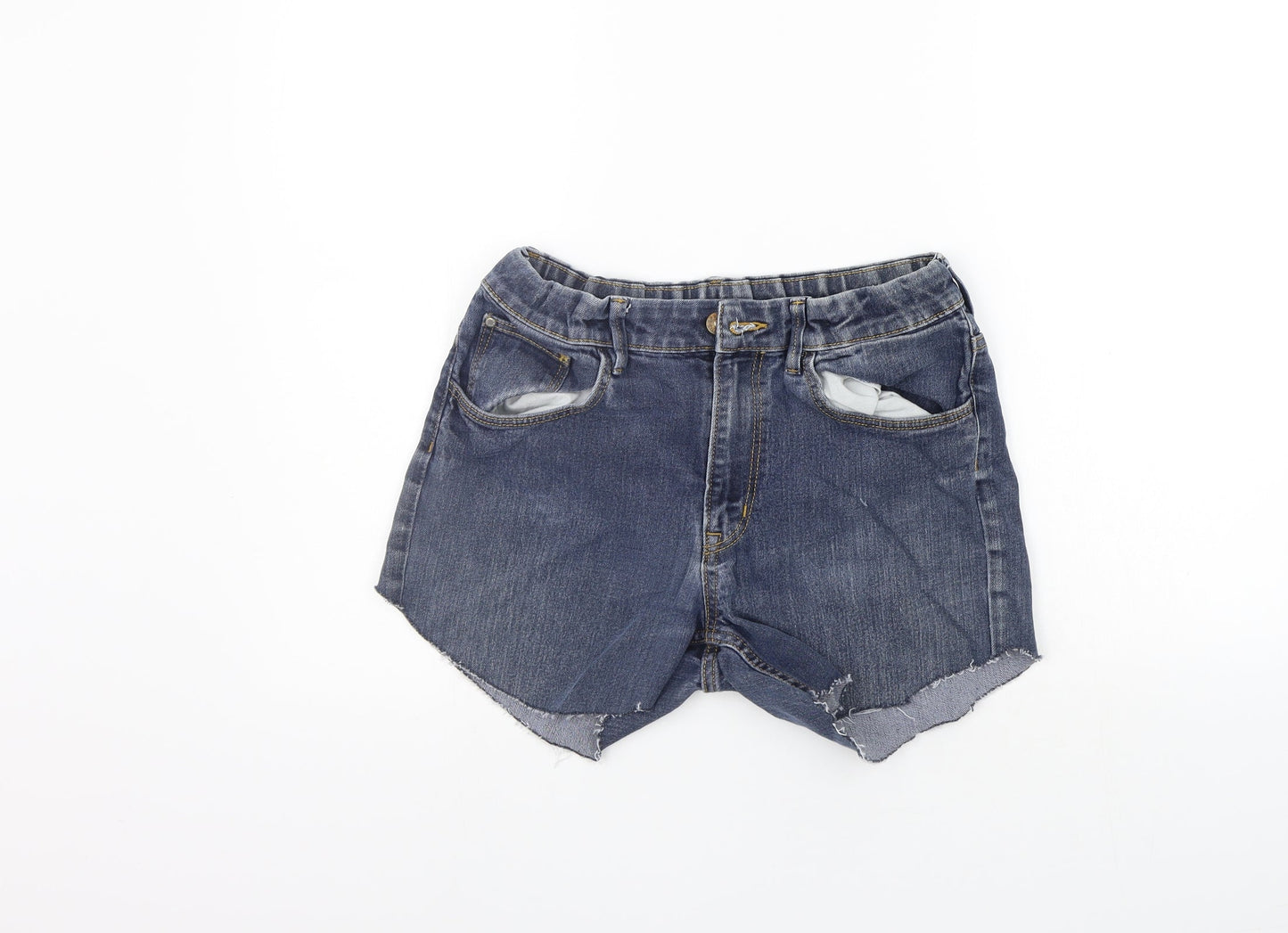&DENIM Girls Blue   Chino Shorts Size 15 Years