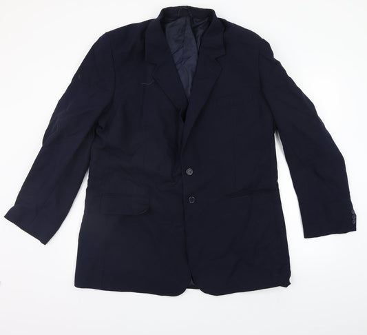 Mens UK Size L jolliman Regular Blue Suit Jacket