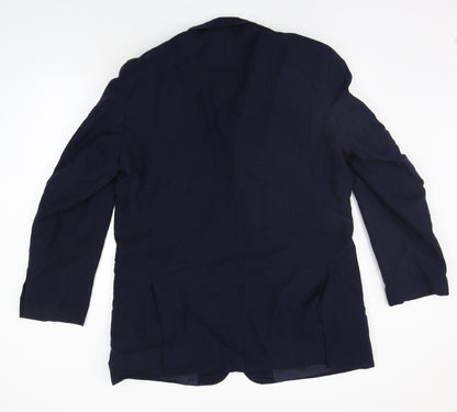 Mens UK Size L jolliman Regular Blue Suit Jacket