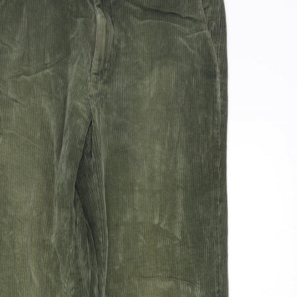 Womens UK Size 30 in Marks and Spencer Regular Fit  Green Trousers