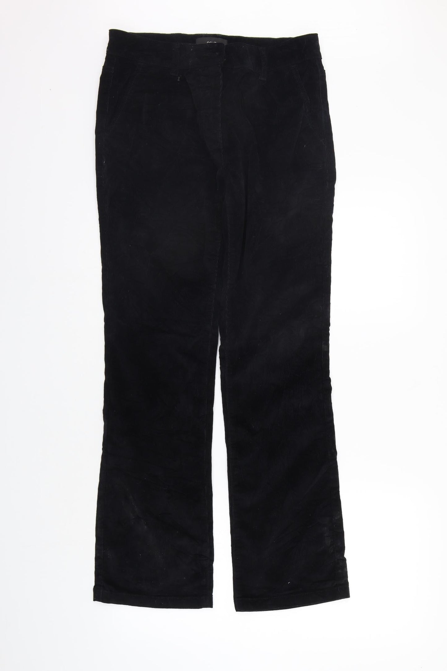 Womens UK Size 10 NEXT Regular Fit  Black Trousers