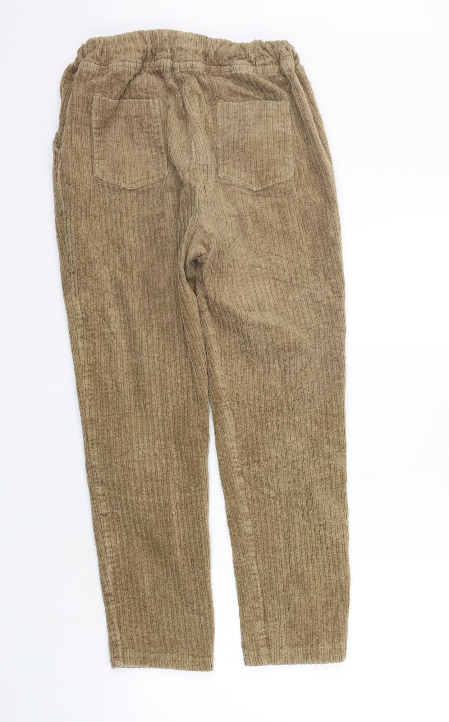 Womens UK Size 2XL Preworn Regular Fit  Beige Trousers