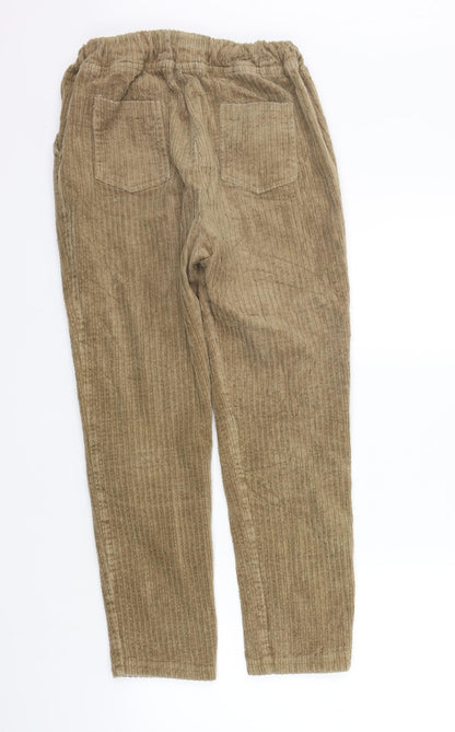 Womens UK Size 2XL Preworn Regular Fit  Beige Trousers