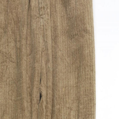 Womens UK Size 2XL Preworn Regular Fit  Beige Trousers