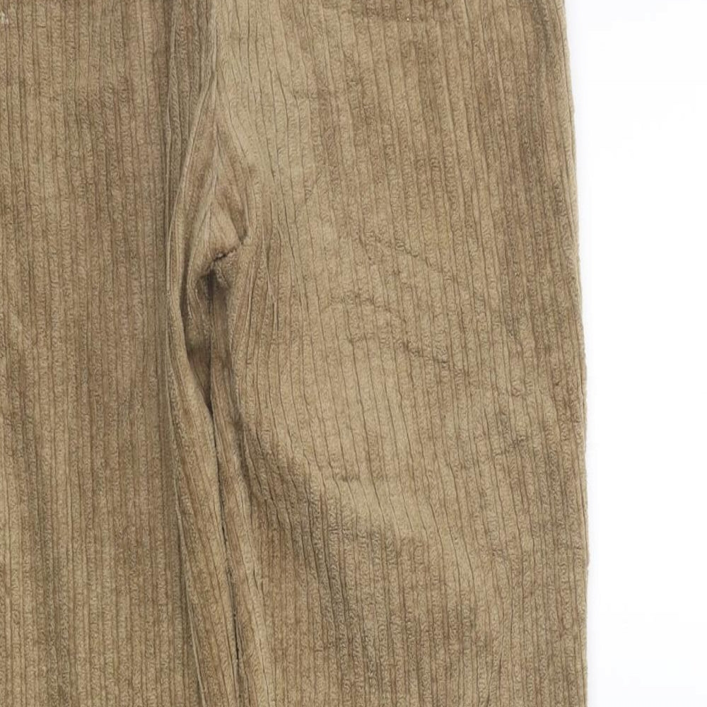 Womens UK Size 2XL Preworn Regular Fit  Beige Trousers