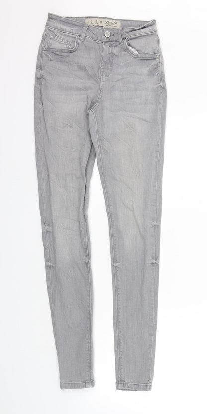 Womens UK Size 6 deniem co Regular Fit Skinny Grey Jeans