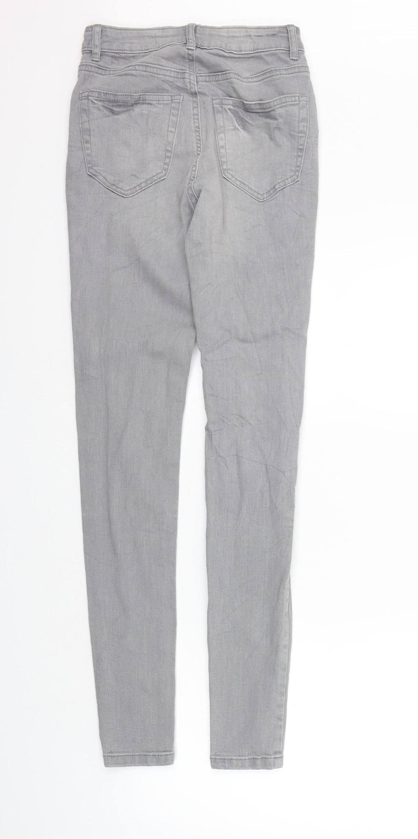 Womens UK Size 6 deniem co Regular Fit Skinny Grey Jeans