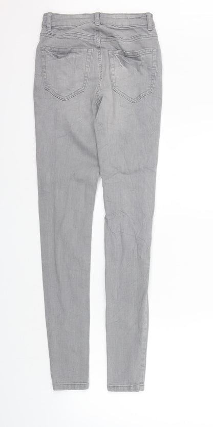Womens UK Size 6 deniem co Regular Fit Skinny Grey Jeans