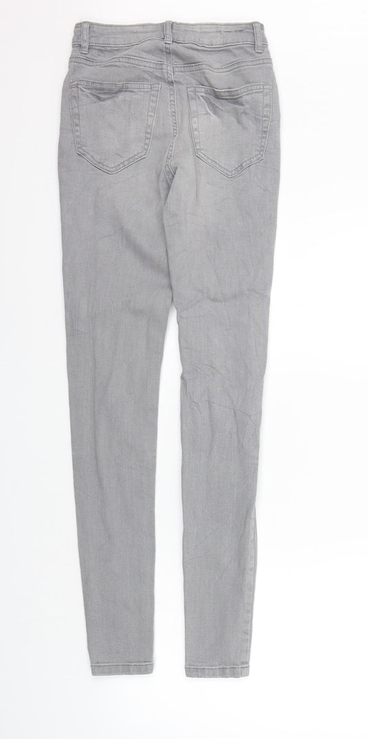 Womens UK Size 6 deniem co Regular Fit Skinny Grey Jeans