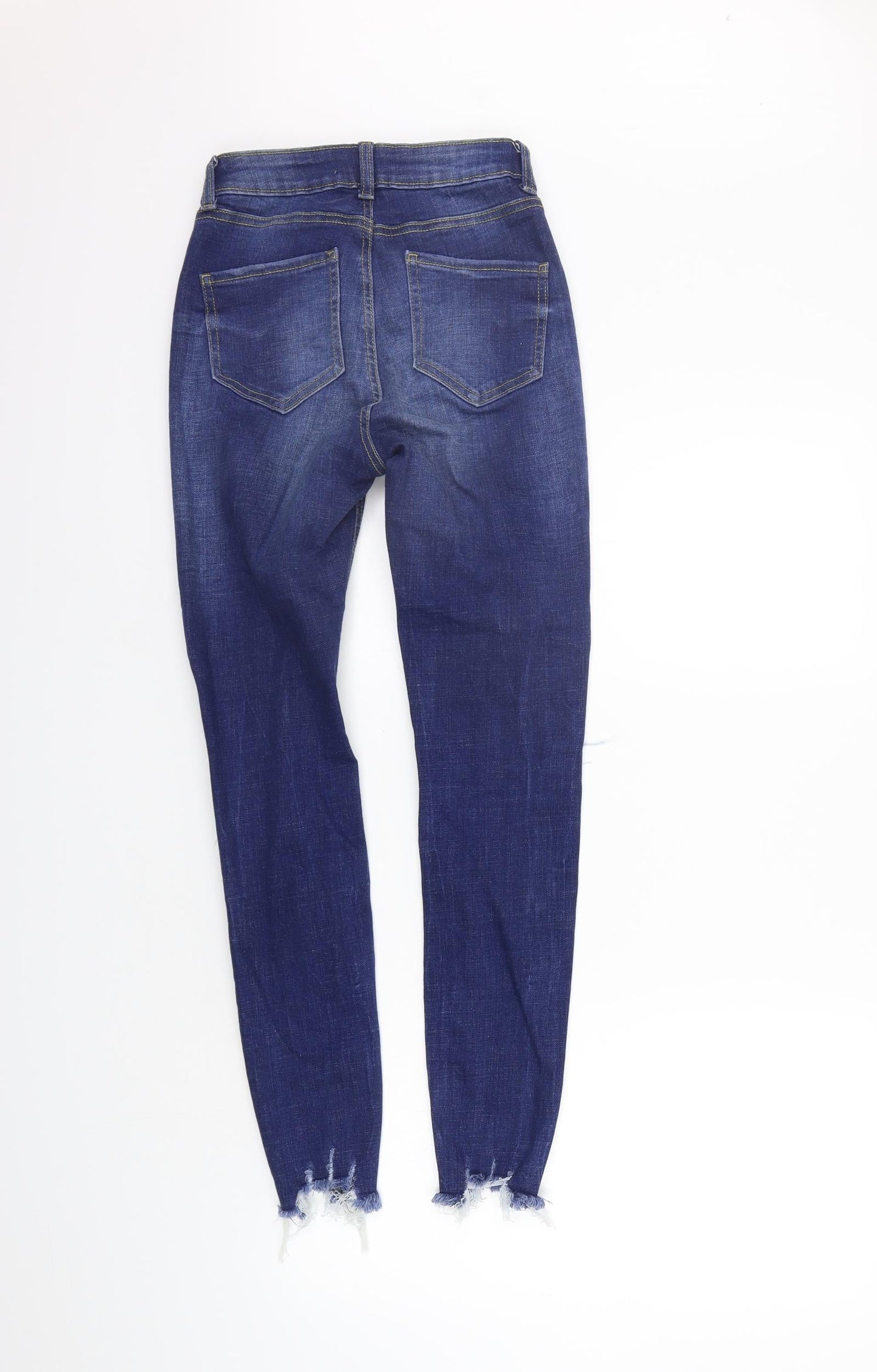 Womens UK Size 8 deniem & co Regular Fit Straight Blue Jeans