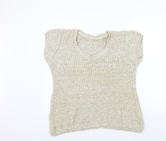 Womens UK Size 18 Matalan Beige Pullover Jumper