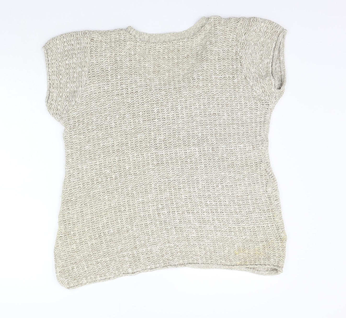 Womens UK Size 18 Matalan Beige Pullover Jumper