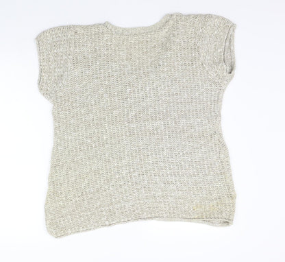 Womens UK Size 18 Matalan Beige Pullover Jumper