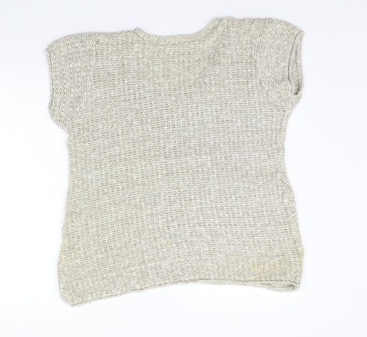 Womens UK Size 18 Matalan Beige Pullover Jumper