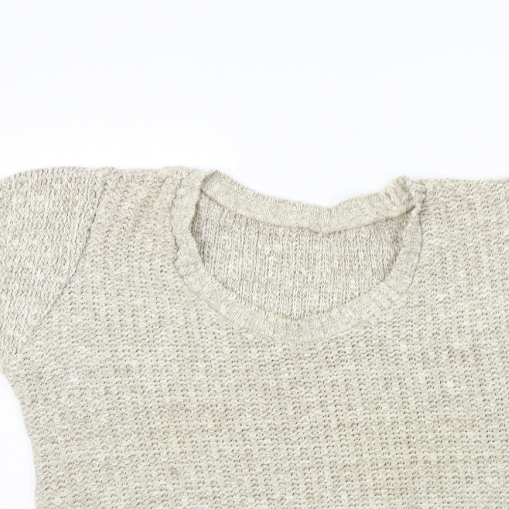Womens UK Size 18 Matalan Beige Pullover Jumper