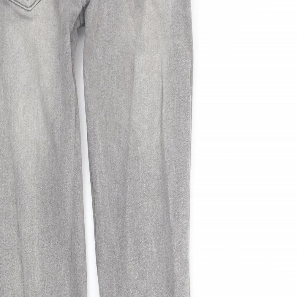 deniem co Girls Grey   Straight Jeans Size 9-10 Years