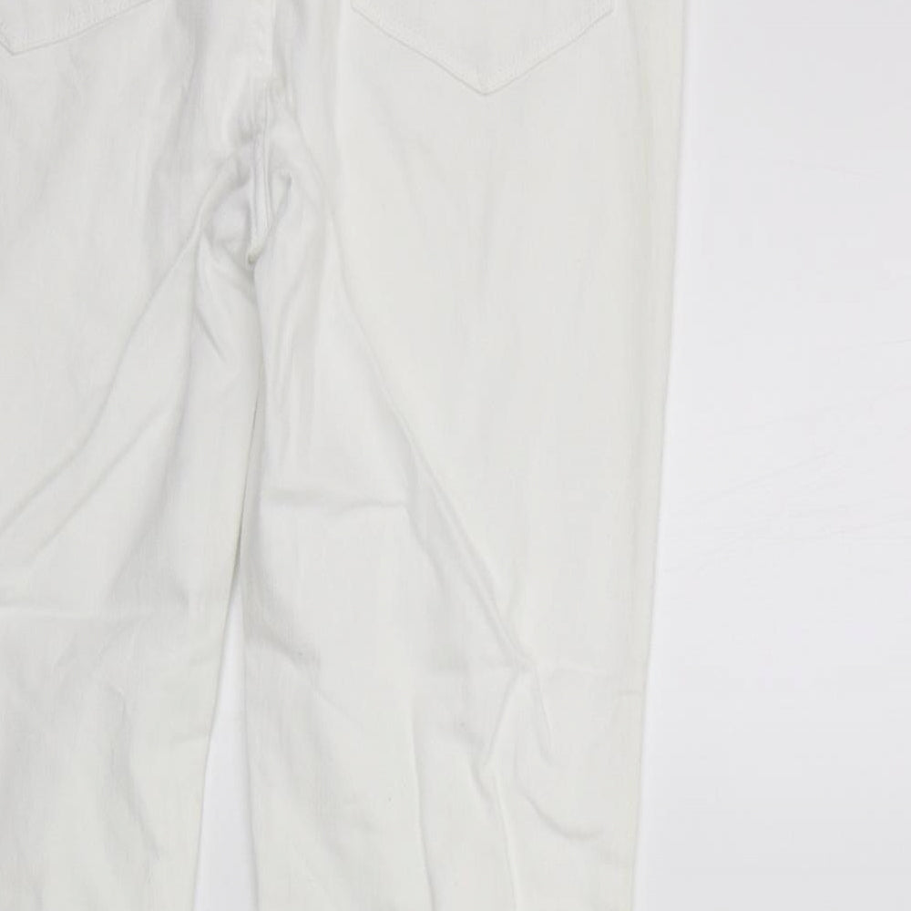 Womens UK Size 12 Artigiano Regular Fit  Silver Trousers