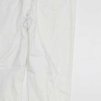 Womens UK Size 12 Artigiano Regular Fit  Silver Trousers