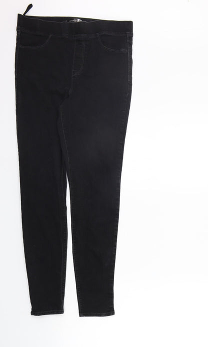 pe&co Womens Black   Jegging Trousers Size 10 L27 in