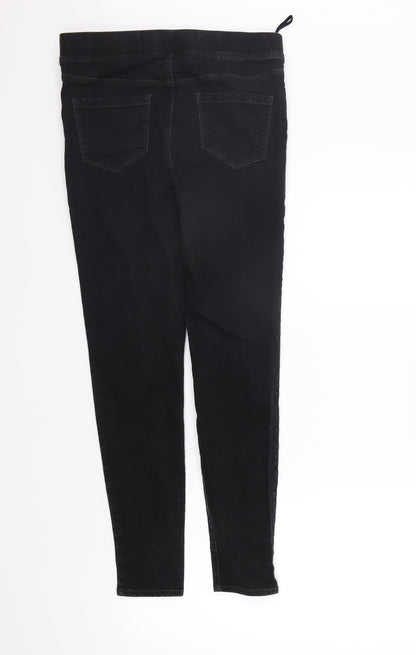 pe&co Womens Black   Jegging Trousers Size 10 L27 in