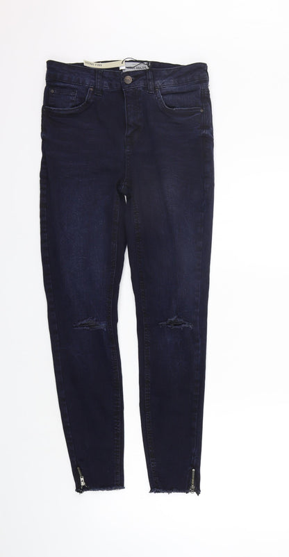 New Look Womens Blue   Jegging Trousers Size 10 L27 in