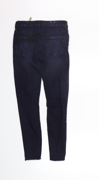 New Look Womens Blue   Jegging Trousers Size 10 L27 in