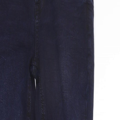 New Look Womens Blue   Jegging Trousers Size 10 L27 in