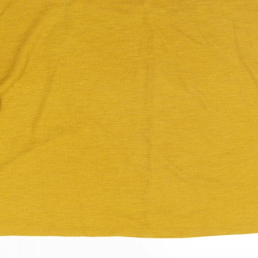 Womens UK Size M H&M Yellow Pullover Jumper