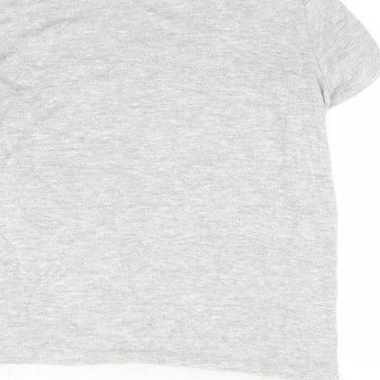 TU Womens Grey  Knit Pullover Jumper Size 14