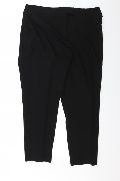 F&F Womens Black   Trousers  Size 18 L25 in