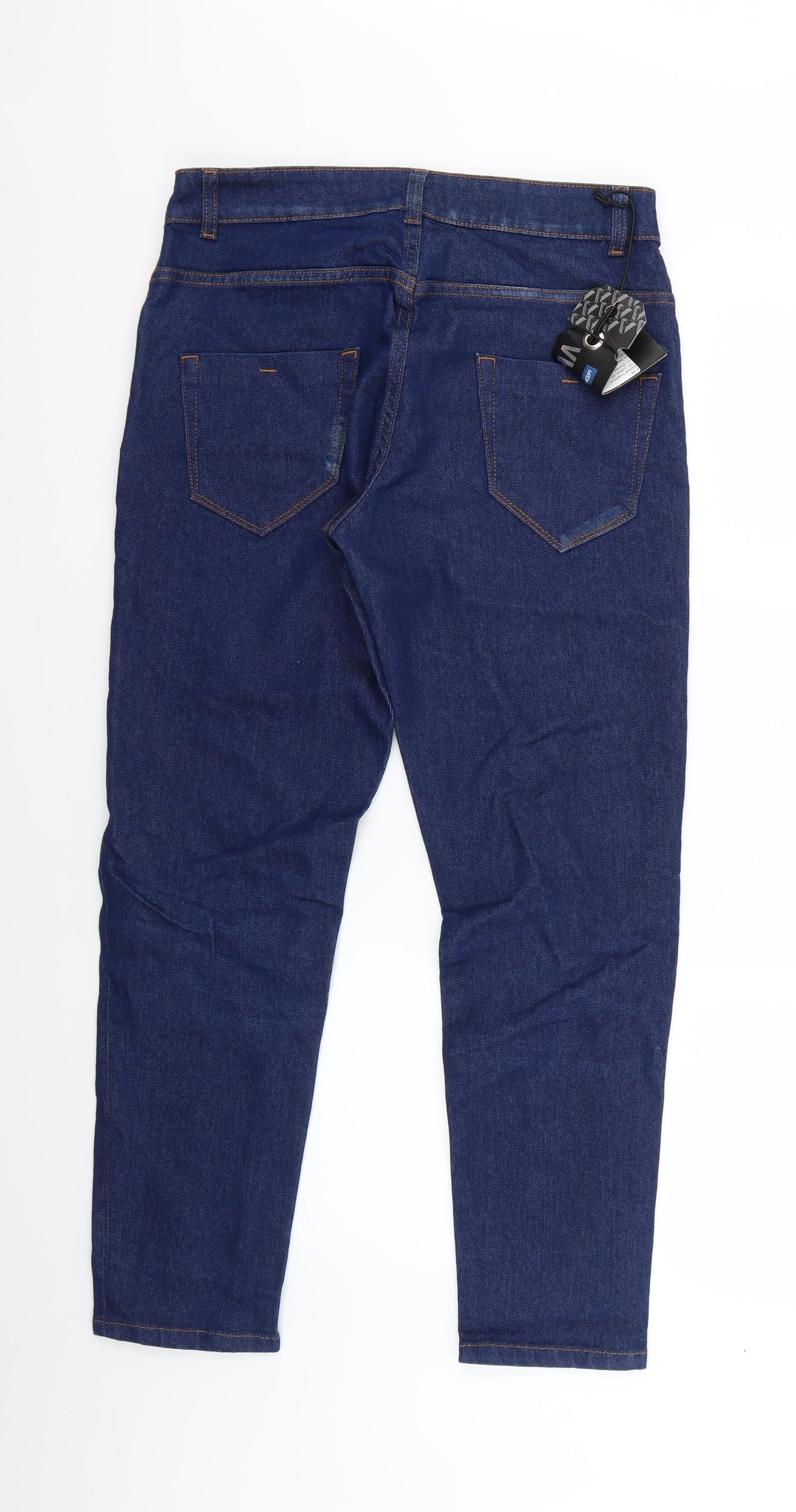 KYM Womens Blue  Denim Skinny Jeans Size 30 in L26 in