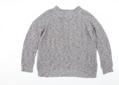 Womens UK Size M Papaya Grey Pullover Jumper