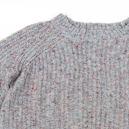 Womens UK Size M Papaya Grey Pullover Jumper