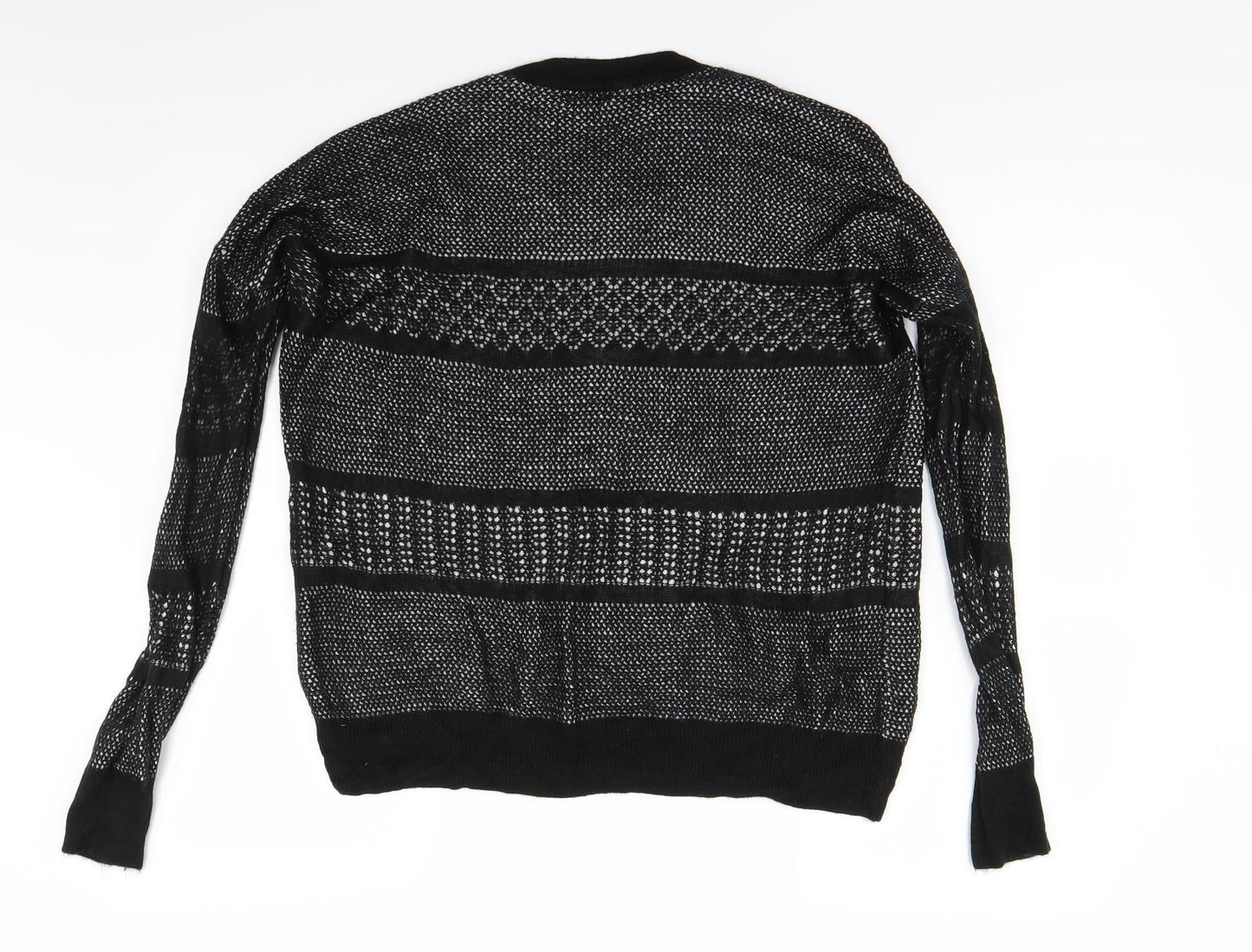 Womens UK Size S River Island Black Pullover Jumper