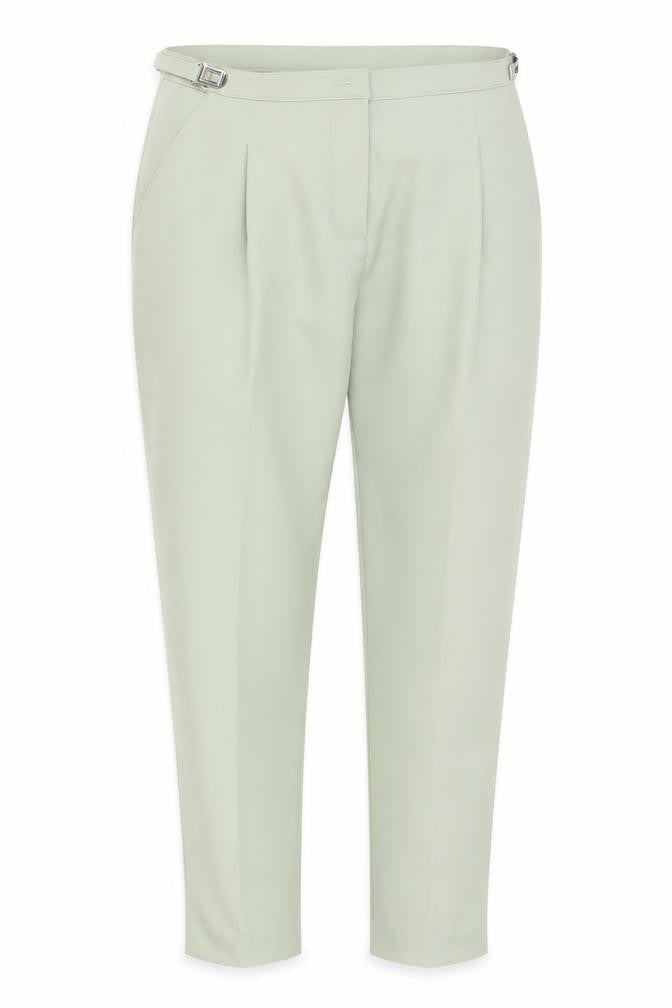 Womens UK Size 14 Damart Regular Fit  Green Trousers