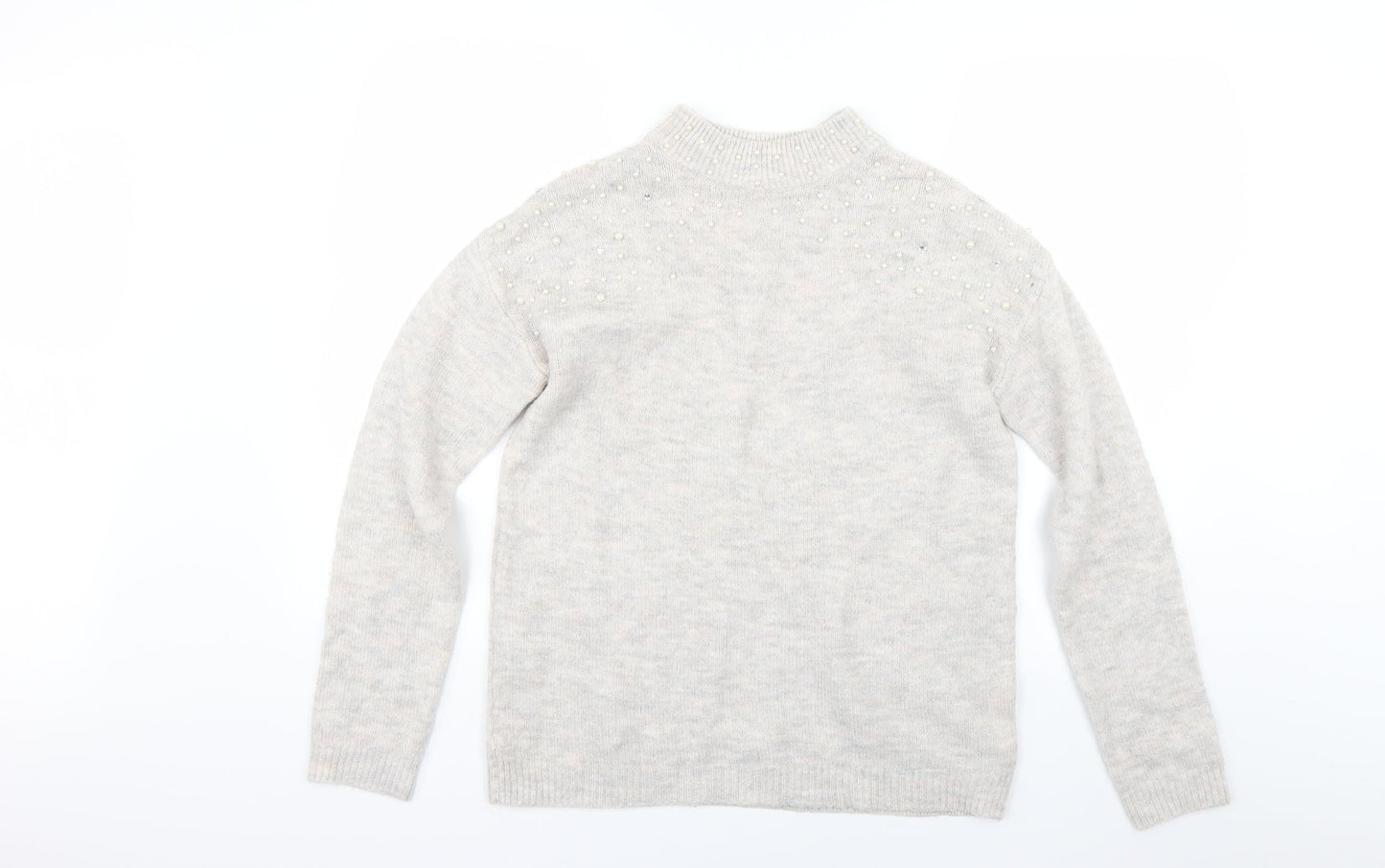 Womens UK Size 12 NEXT Grey Pullover Jumper