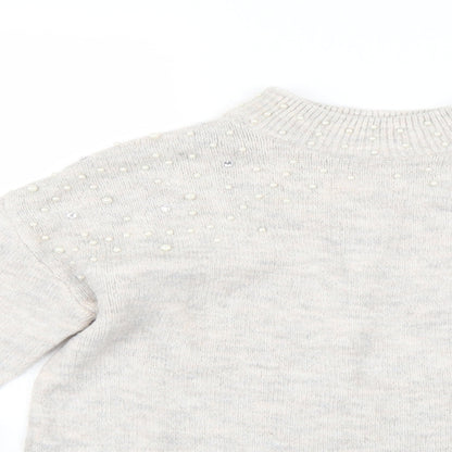Womens UK Size 12 NEXT Grey Pullover Jumper