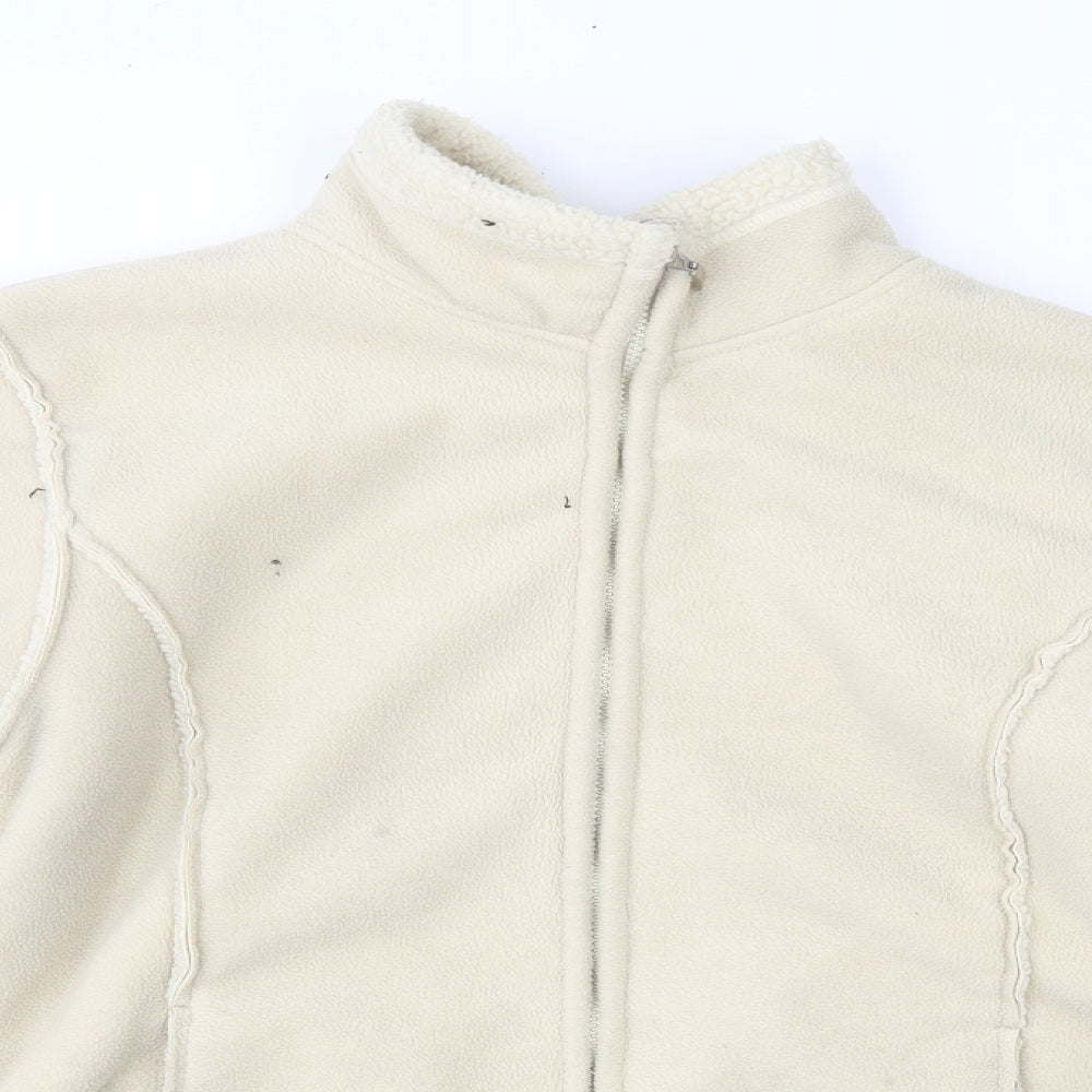 Womens UK Size 16 BHS Beige Overcoat