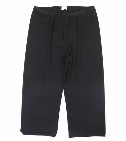 Womens UK Size 20 Chianti Regular Fit  Black Trousers