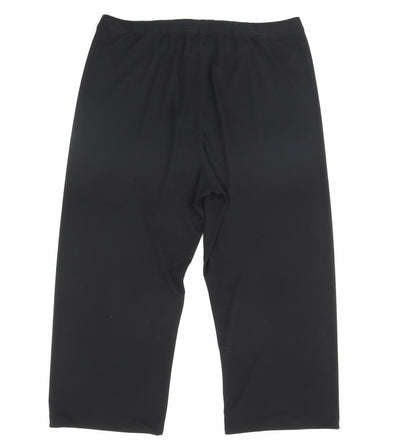 Womens UK Size 20 Chianti Regular Fit  Black Trousers