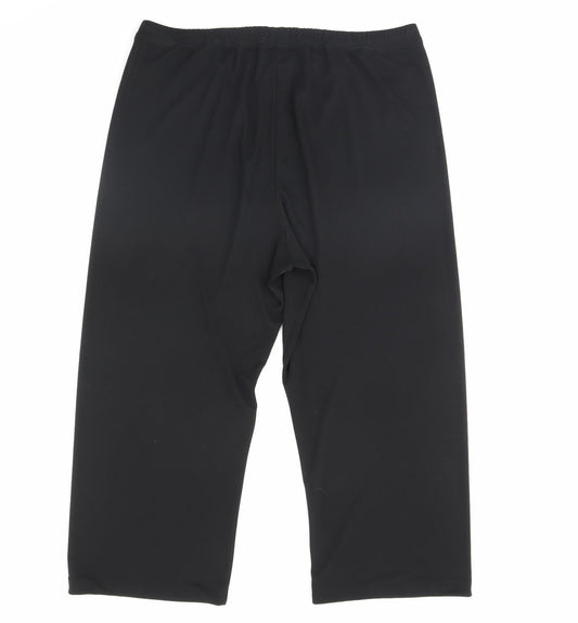 Chianti Womens Black   Trousers  Size 20 L28 in