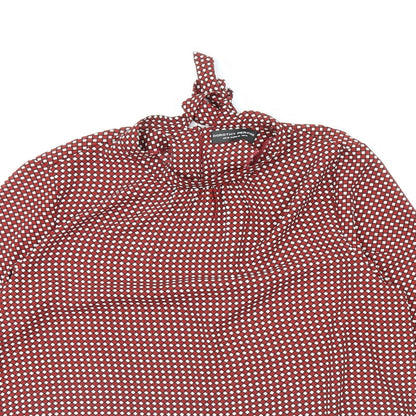 Womens UK Size 14 Dorothy Perkins Red Basic Blouse