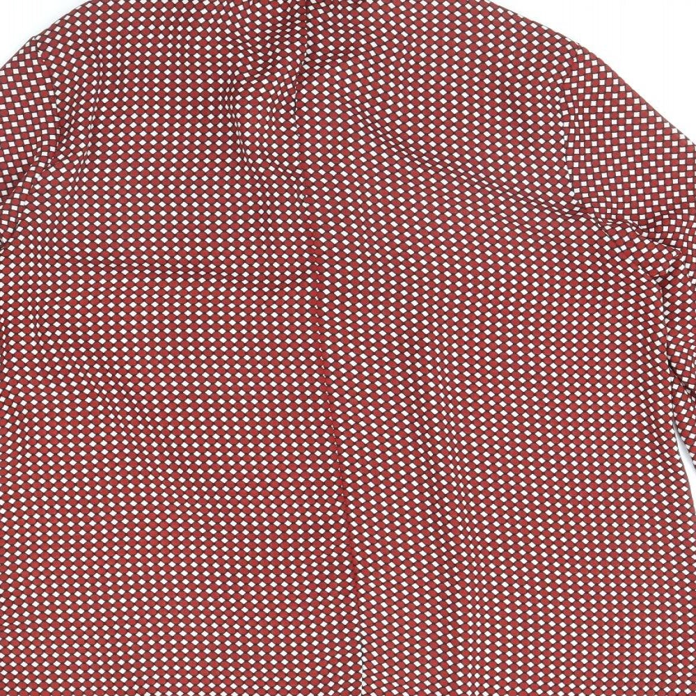 Womens UK Size 14 Dorothy Perkins Red Basic Blouse