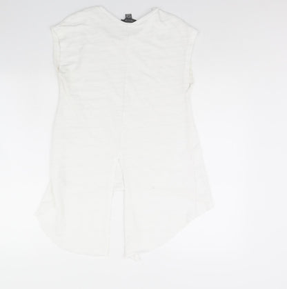 Primark Womens White   Basic T-Shirt Size S