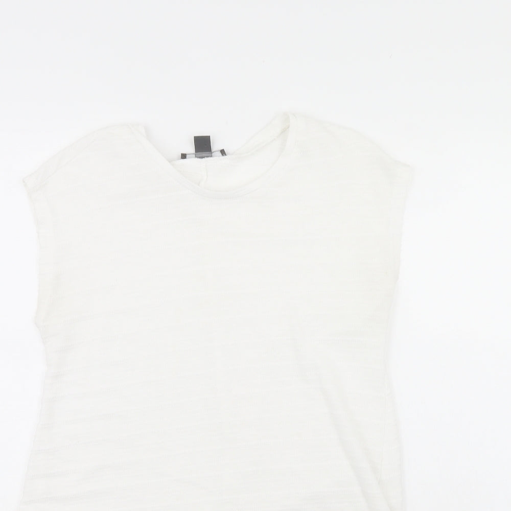 Primark Womens White   Basic T-Shirt Size S