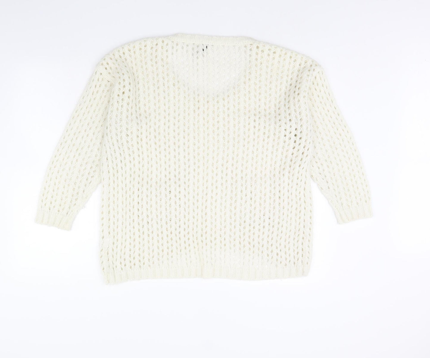 Womens UK Size 12 River Island Ivory Pullover Jumper