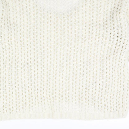 Womens UK Size 12 River Island Ivory Pullover Jumper
