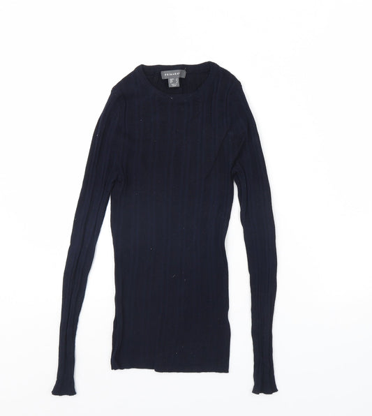 Primark Womens Blue   Pullover Jumper Size 8