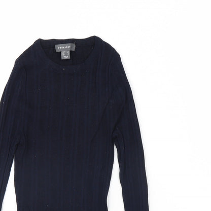 Primark Womens Blue   Pullover Jumper Size 8