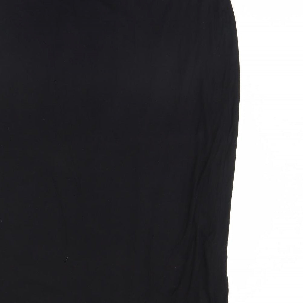 e Womens Black   Flare Skirt Size 16